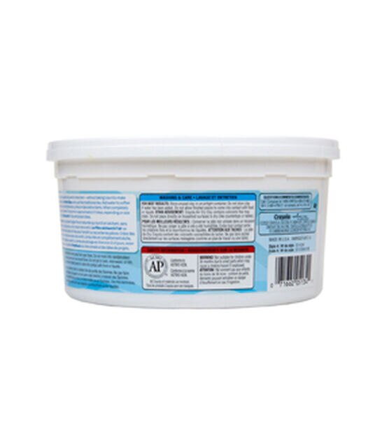 Crayola 2.5lb Yellow Resealable Air Dry Clay Tub, , hi-res, image 4
