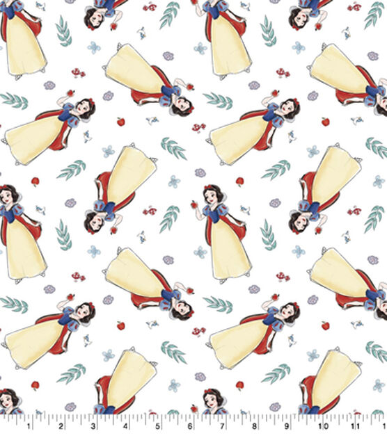 Disney Princess Snow White Sketch Cotton Fabric
