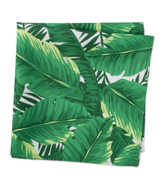 Design Imports Banana Leaf Outdoor Napkins, , hi-res, image 3