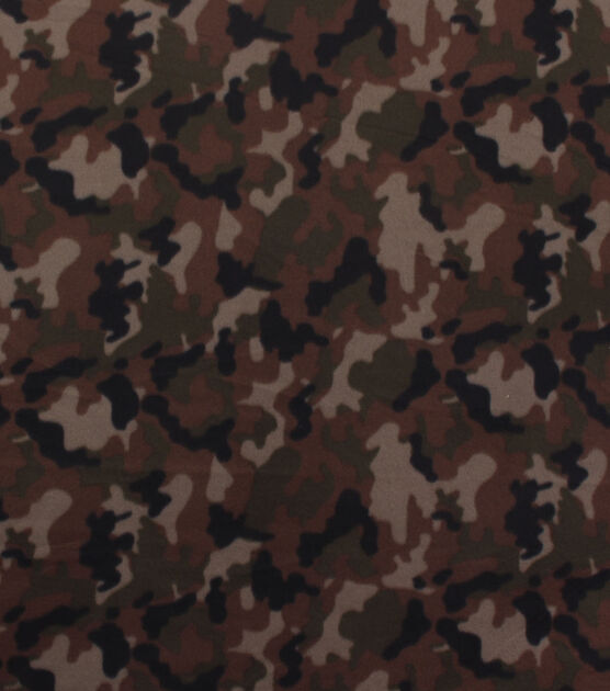 Blizzard Fleece Fabric  Classic Camouflage, , hi-res, image 2