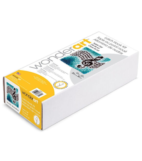 Wonderart Latch Hook Kit 12"X12" Treble Clef, , hi-res, image 3