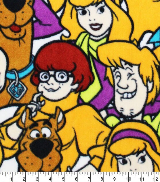 Scooby-Doo Fleece Fabric-The Gang