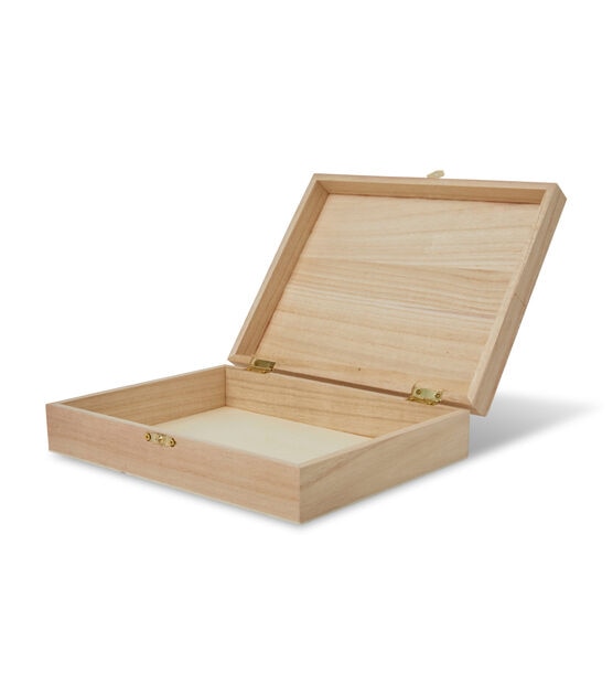 Park Lane Medium Flat Cigar Box - Wooden Crates & Boxes - Crafts & Hobbies