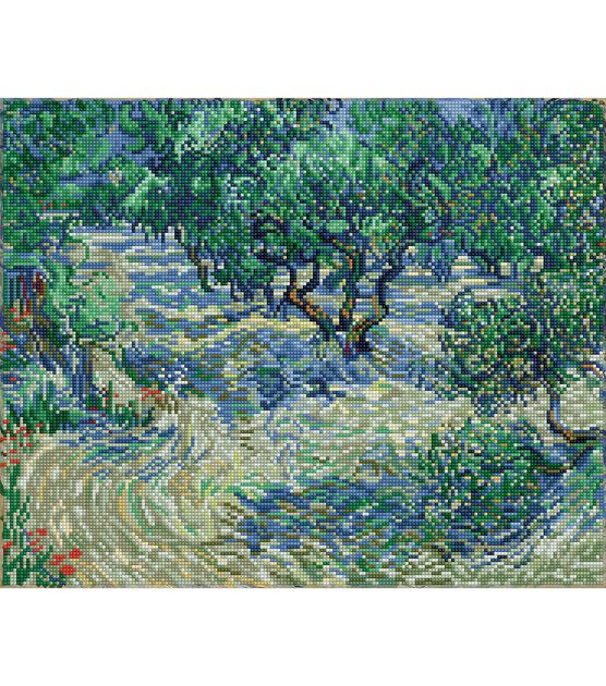 Diamond Dotz 19.5 Olive Orchard Apres Van Gogh Facet Art Kit