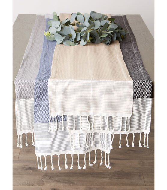 Design Imports 15"x72" Table Runner Gray, , hi-res, image 10