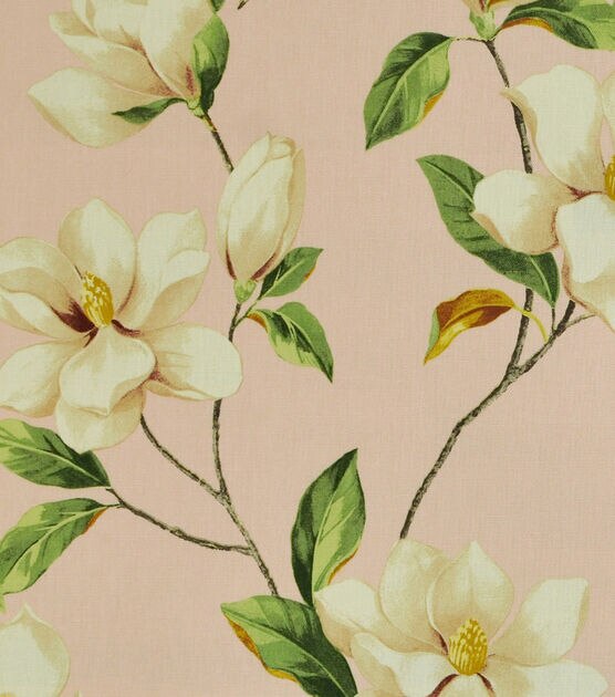 Covington Magnolia 73  Petal Cotton Linen Blend Fabric, , hi-res, image 3