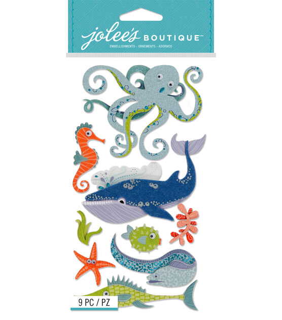 Jolee’s Boutique Stickers Ocean Animals