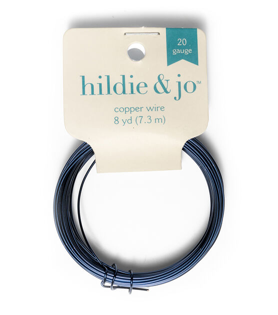 8yds Dark Blue Copper Wire by hildie & jo