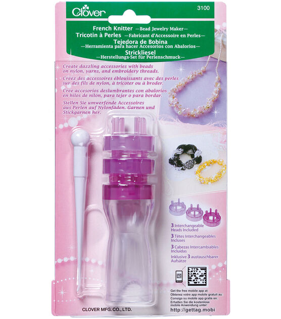 Clover French Knitter With 3 Interchangeable Heads