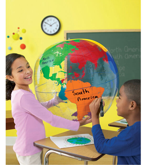 Learning Resources 27" Inflatable Labeling Globe Game, , hi-res, image 3
