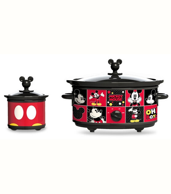 Disney Classic Mickey Mouse Slow Cooker w/ 20oz Dipper