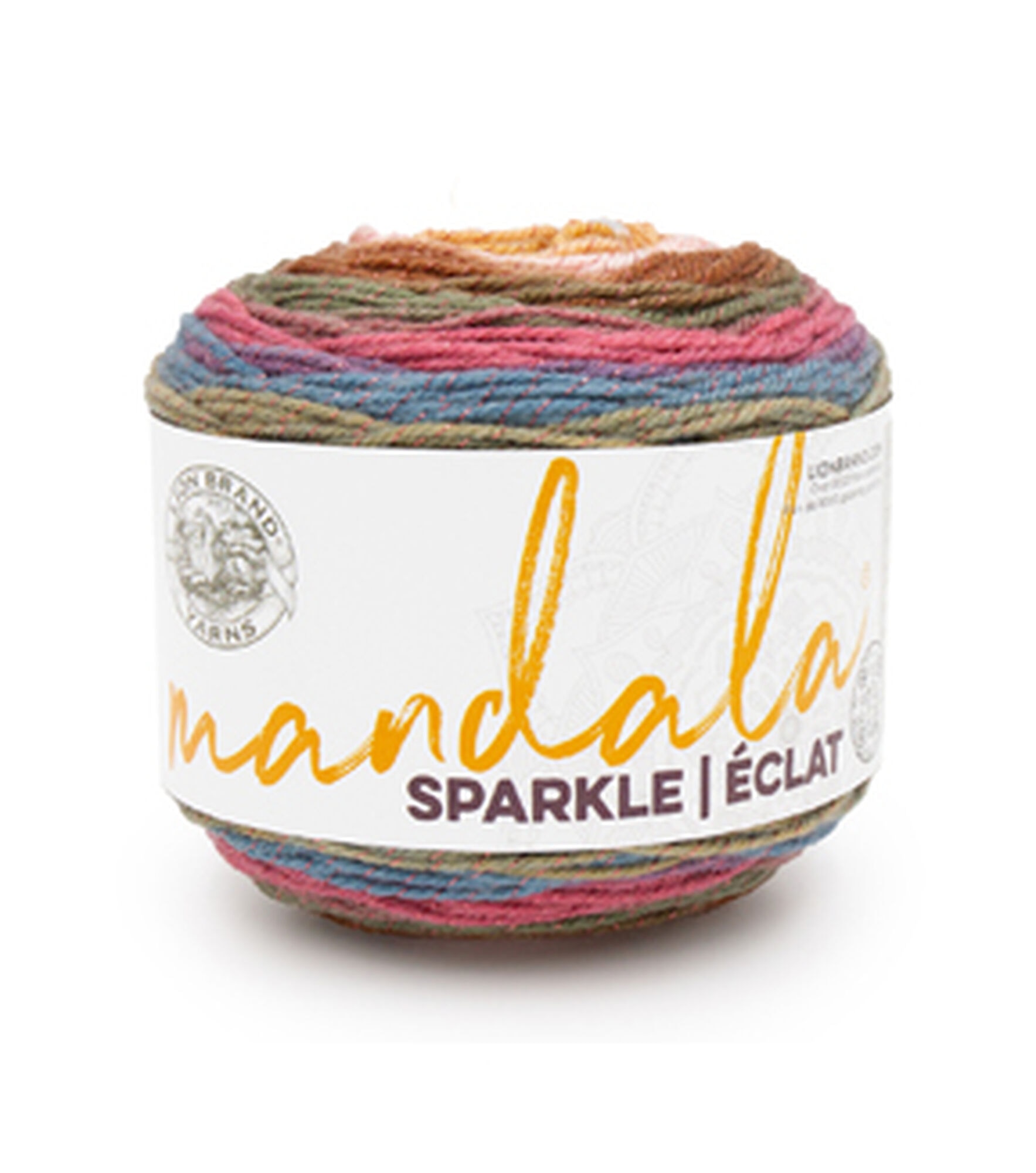 Lion Brand Yarn Mandala Sparkle Light Weight Acrylic Yarn, Cetus, hi-res