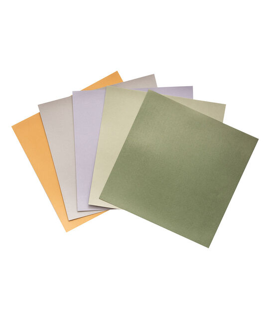 48 Sheet 12" x 12" Neutral Metallic Cardstock Paper Pack by Park Lane, , hi-res, image 2
