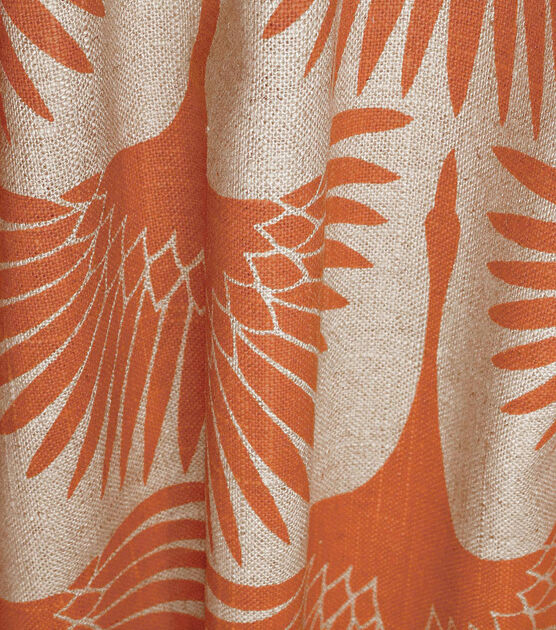 Genevieve Gorder Multi Purpose Decor Fabric 54'' Tigerlily Flock Circa, , hi-res, image 2