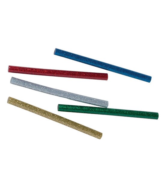 Creativity Street Hot Glue Sticks 4 x 0.31 6 Assorted Glitter Colors 12 Per  Pack 6 Packs, 1 - Kroger
