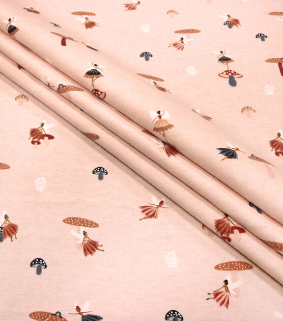 POP! Fairy & Mushrooms Super Snuggle Flannel Fabric, , hi-res, image 2