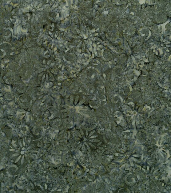 Green Steel Mirage Batik Cotton Fabric, , hi-res, image 1
