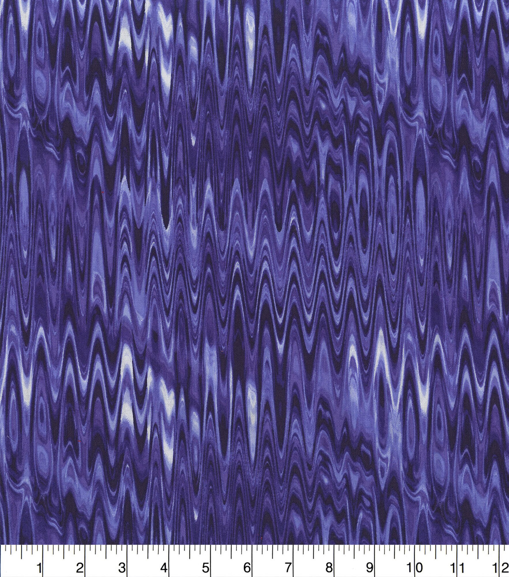 Hi Fashion 44" Water Ripples Quilt Cotton Fabric by Keepsake Calico, Purple, hi-res