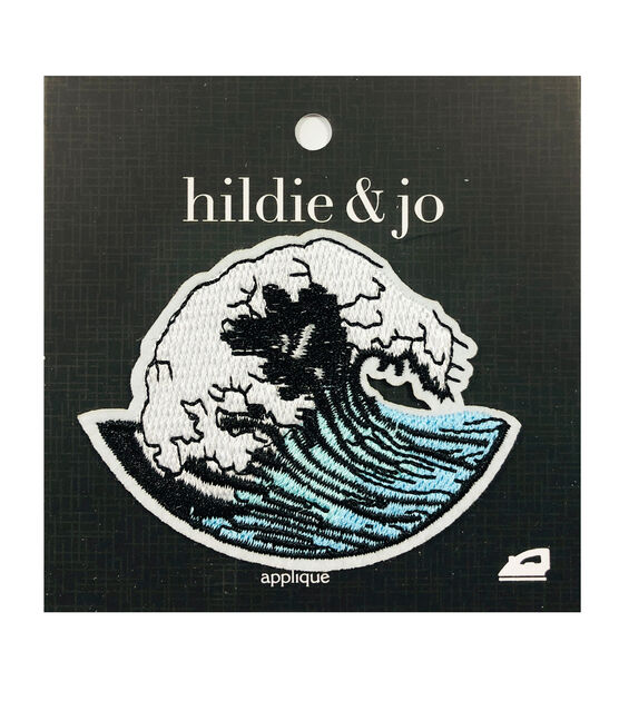 Small Wave Iron On Patch by hildie & jo