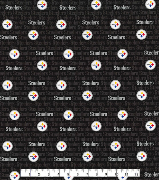 Fabric Traditions Pittsburgh Steelers Cotton Fabric Mini Print