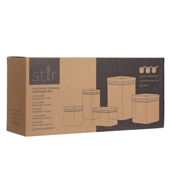 13ct Food Storage Container Set by STIR, , hi-res, image 2