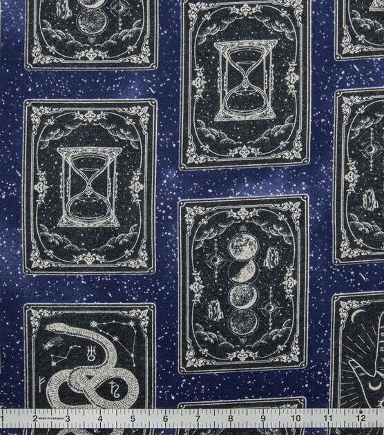 Tarot Cards Halloween Super Snuggle Flannel Fabric, , hi-res, image 2