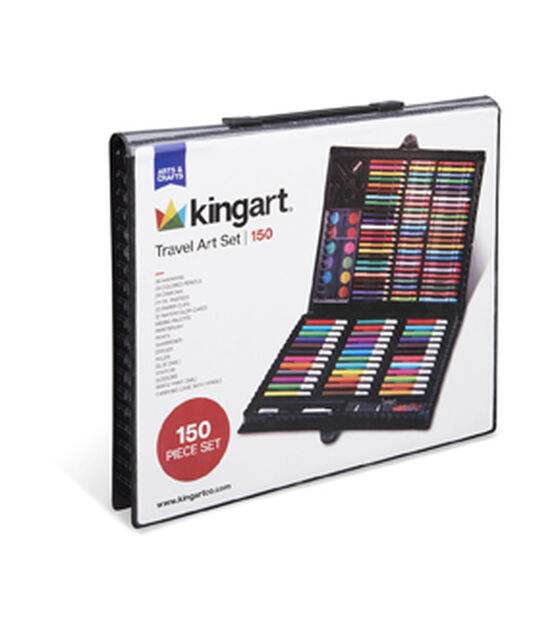 150pcs Kids Art Supplies, Portable Painting & Drawing Art Kit for