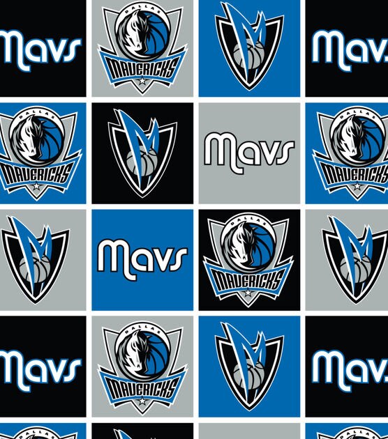 Dallas Mavericks Fleece Fabric Block, , hi-res, image 2