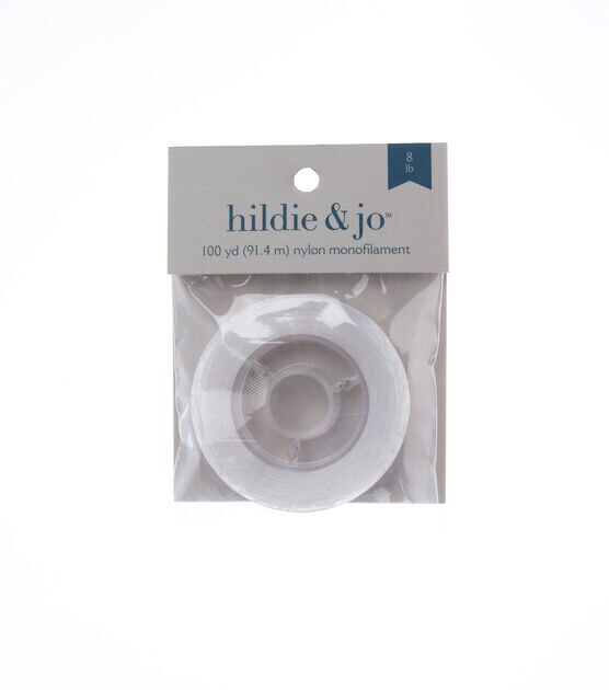 100yds Clear Nylon Monofilament Cord by hildie & jo