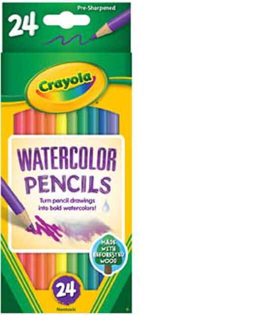 Crayola 24ct Sharped Watercolor Pencils