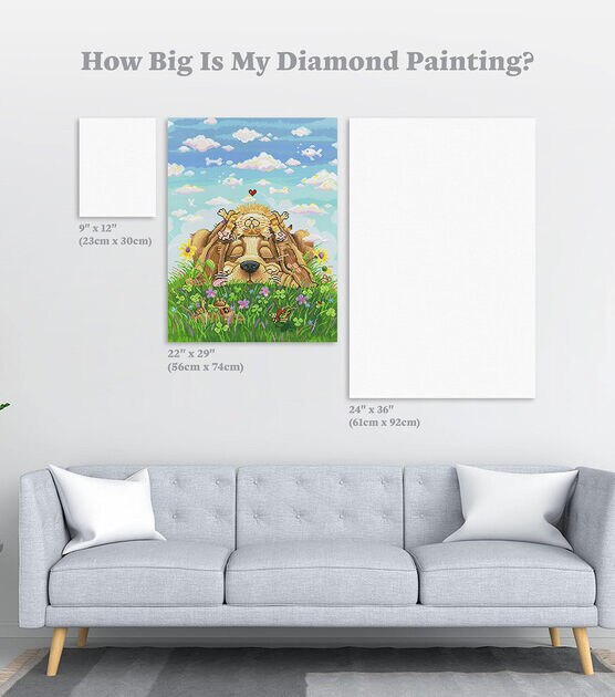 Diamond Art Club 22" x 29" Lazy Day Afternoon Painting Kit, , hi-res, image 4
