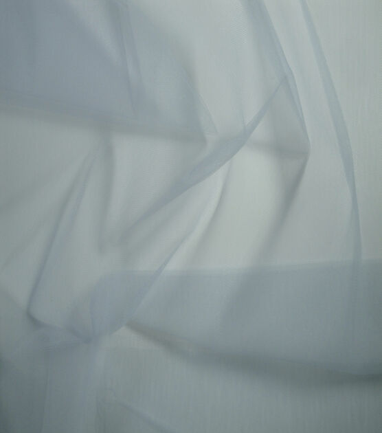 Netting Matte Tulle Fabric -Gray Dawn