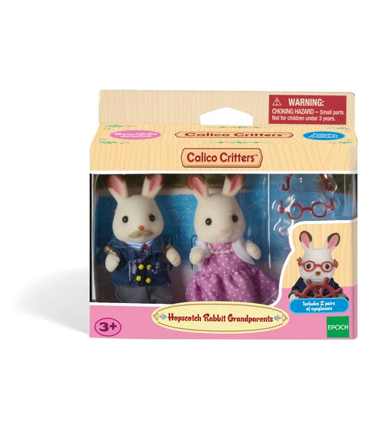 Calico Critters 3.5'' Hopscotch Rabbit Grandparents, , hi-res, image 2