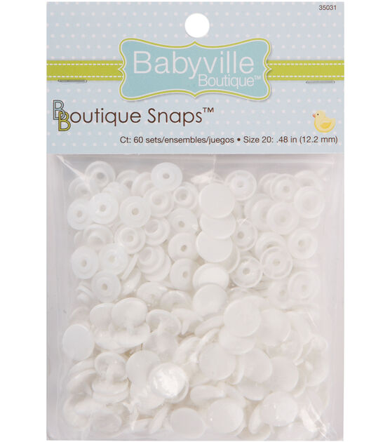 Babyville Solid Colored Snaps