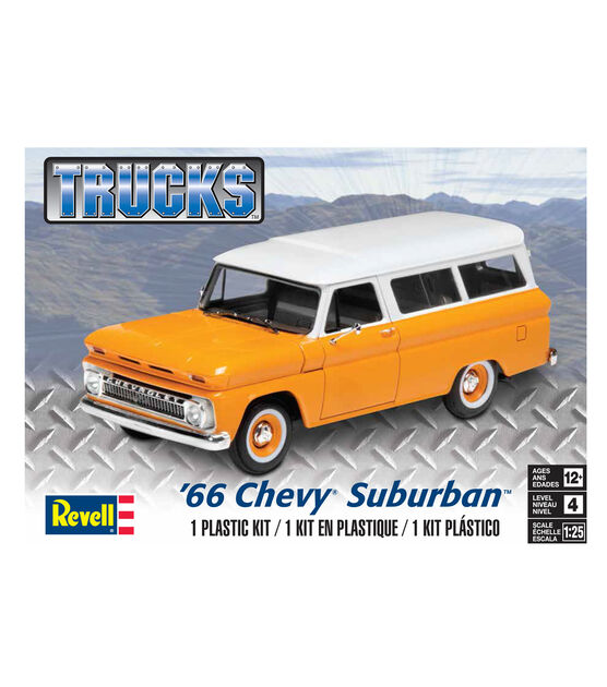 Revell 1966 Chevy Suburban Truck Plastic Model Building Kit