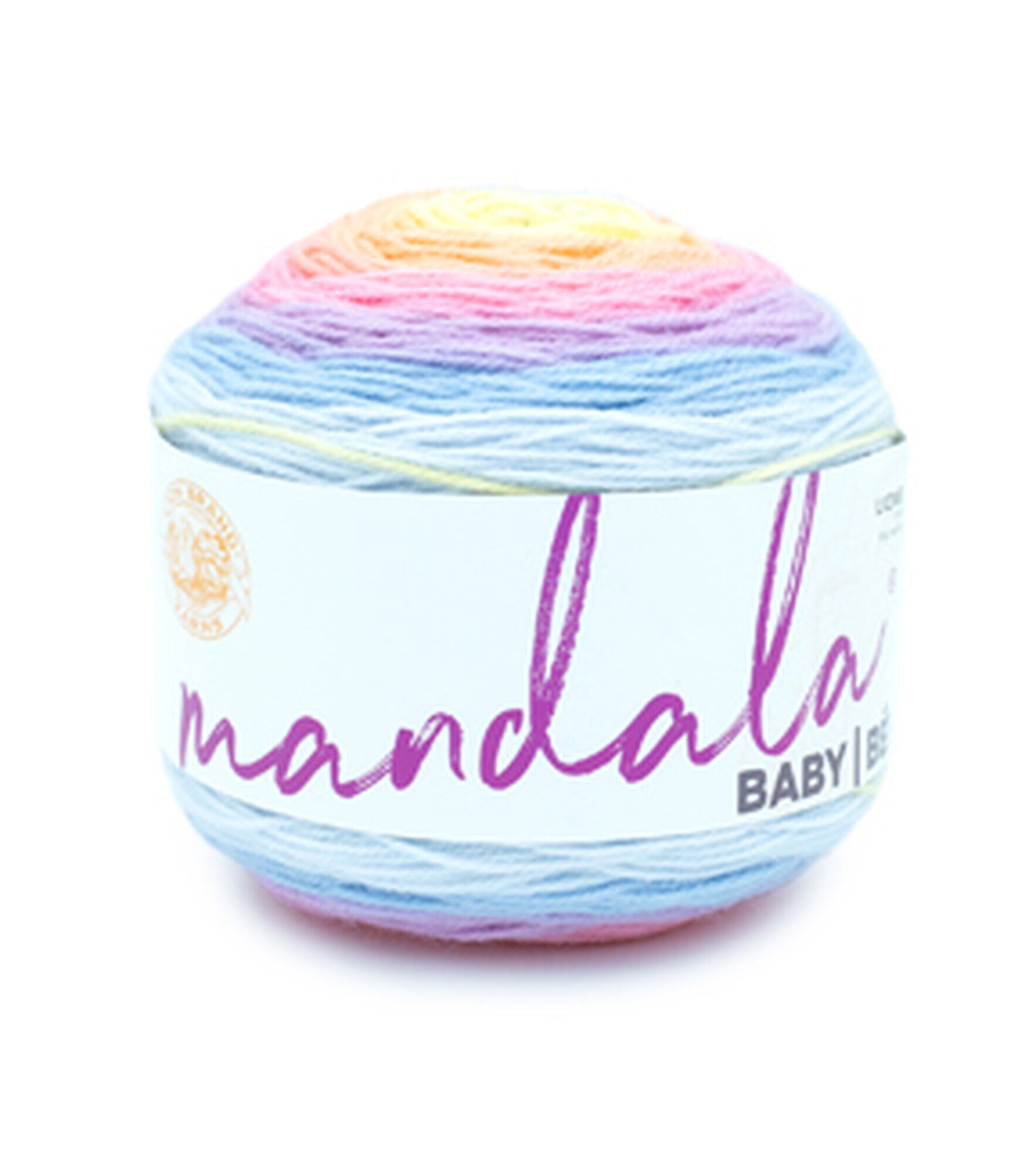 Lion Brand Yarn Mandala Ombré Yarn with Vibrant Colors, Soft Yarn
