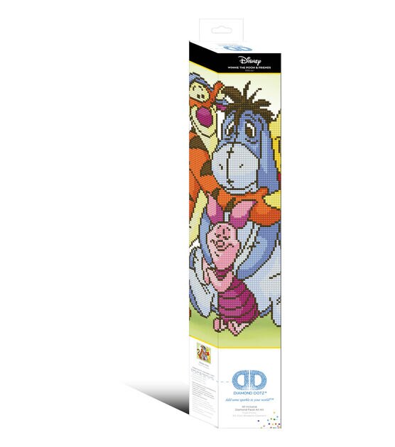 Diamond Dotz 18.5" x 16.5" Winnie the Pooh & Friends Painting Kit, , hi-res, image 3