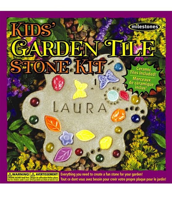 MilestonesKids Garden Tile Stepping Stone Kit
