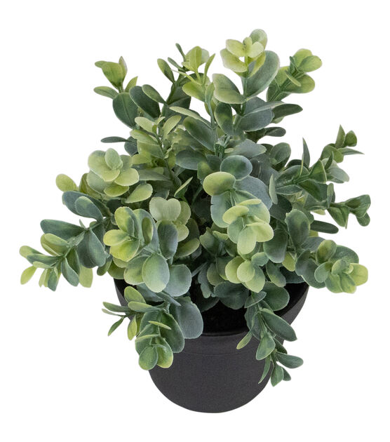 Northlight 10" Green Artificial Melia Azedarach Plant in Black Pot, , hi-res, image 5