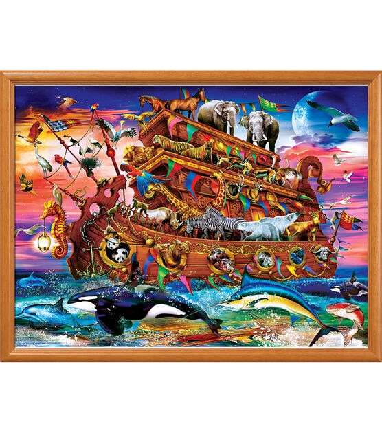 MasterPieces 19" x 27" Noah's Ark Ships Ahoy Jigsaw Puzzle 1000pc, , hi-res, image 2