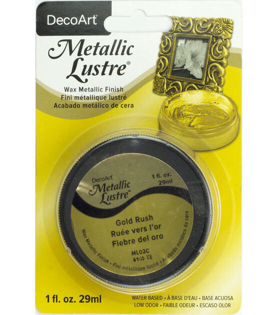 DecoArt Metallic Lustre 1fl. oz Wax Gold Rush