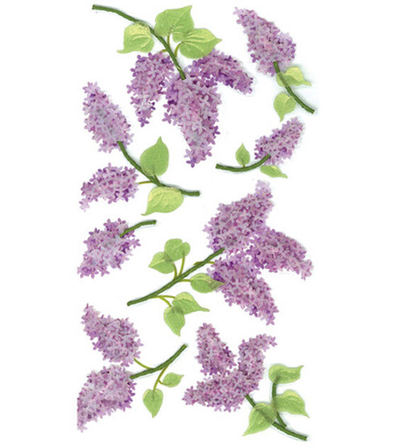 Jolee's Boutique Le Grande Dimensional Sticker Lovely Lilacs