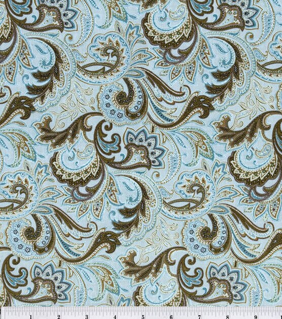 Paisley Quilt Cotton Fabric by Keepsake Calico, , hi-res, image 1
