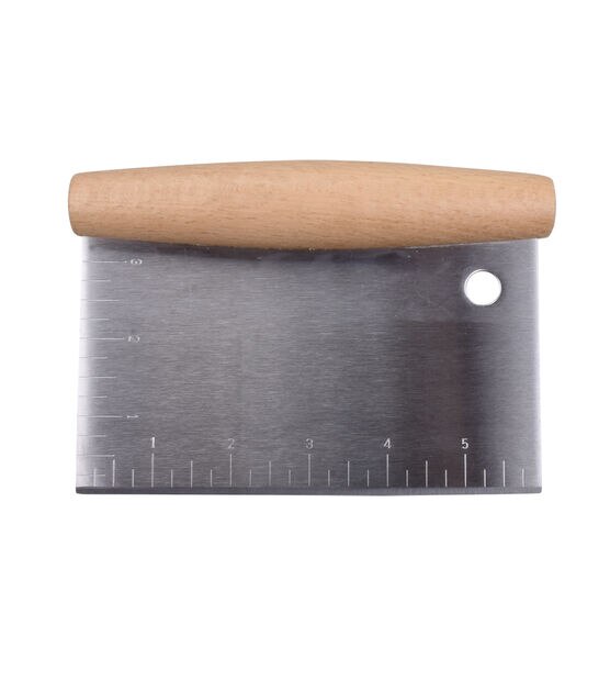 Stainless Steel Scraper With Scale Multi-purpose Dough Cutter Scraper Cutter  For Cutting Bread Dough
