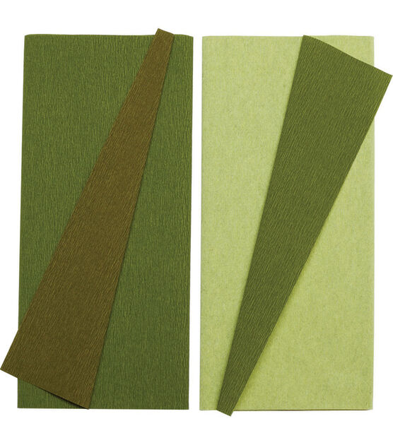 Lia Griffith 2 pk Extra Fine Double Sided Crepe Papers Green Tea, , hi-res, image 2