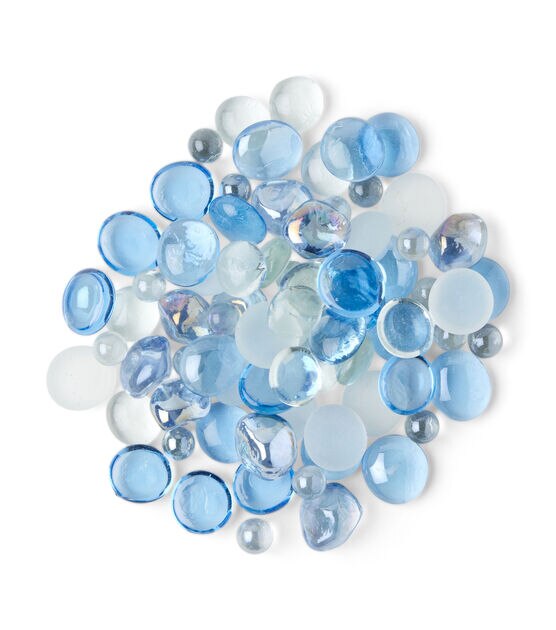 Panacea 3lb Sky Blue Lustre Gem Bowl Fillers, , hi-res, image 2