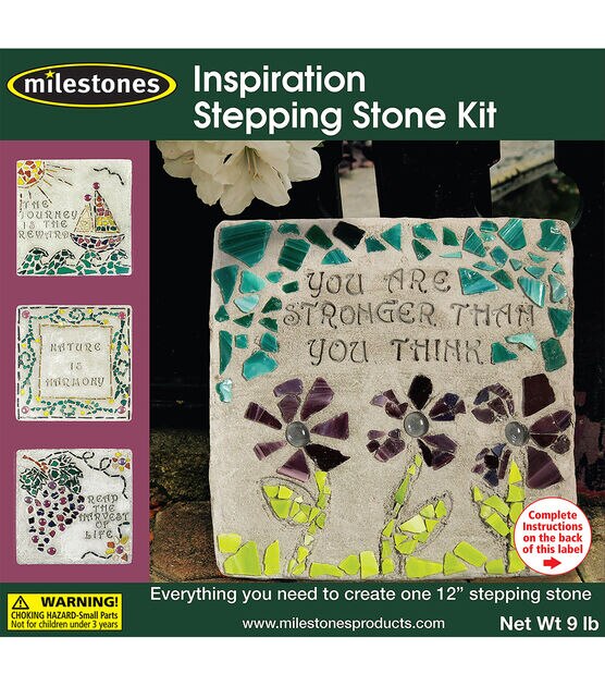 Mosaic Stepping Stone Kit Inspiration