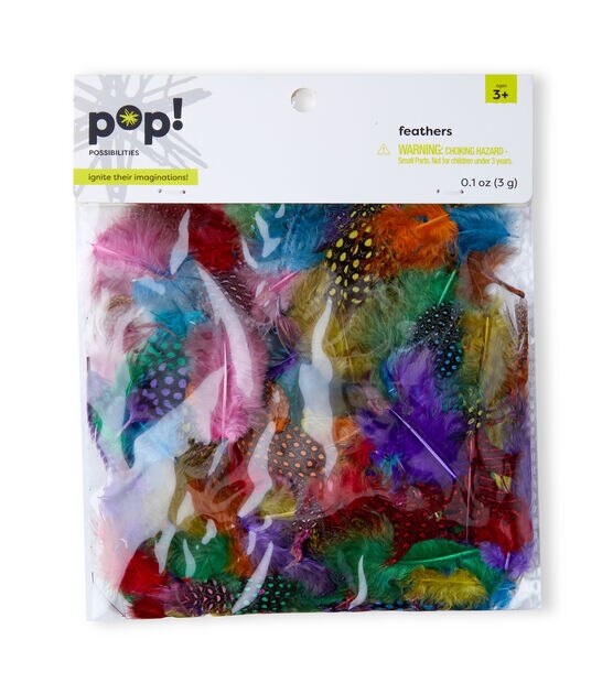 POP! Guinea Plumage Multi Color Feathers 0.1oz