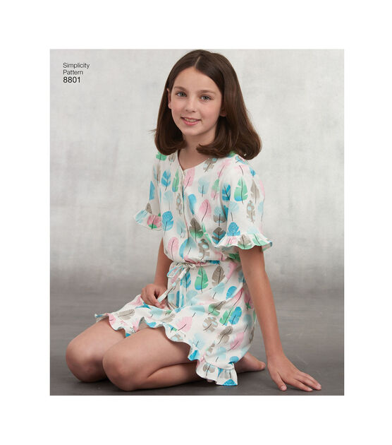 Simplicity S8801 Girl's & Misses Knit Jumpsuit & Romper Sewing Pattern, , hi-res, image 5