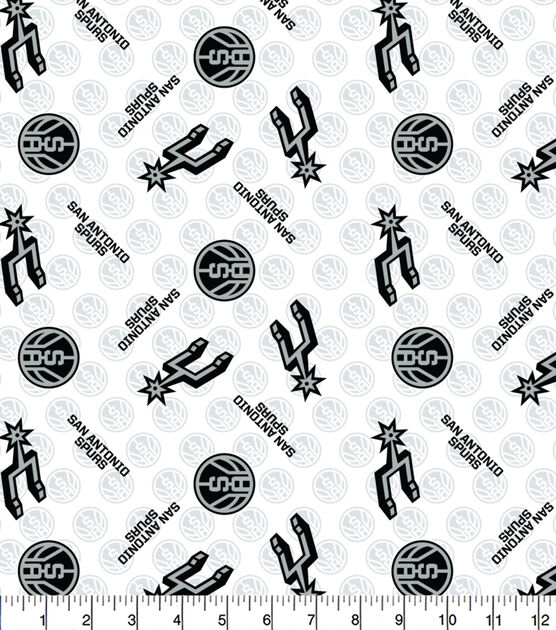 San Antonio Spurs Cotton Fabric Logo Toss